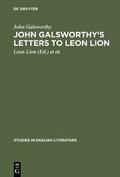 John Galsworthy’s letters to Leon Lion