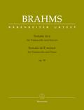 Sonate e-Moll op.38für Violoncello und Klavier