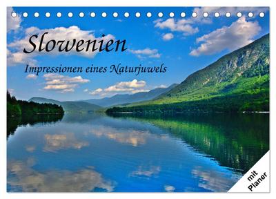 Slowenien - Impressionen eines Naturjuwels (Tischkalender 2026 DIN A5 quer), CALVENDO Monatskalender