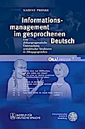 Informationsmanagement im gesprochenen Deutsch
