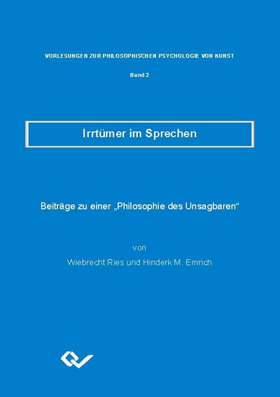 Irrtümer im Sprechen