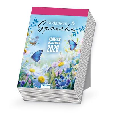 Trötsch Abreißkalender Gedanken und Sprüche 2026