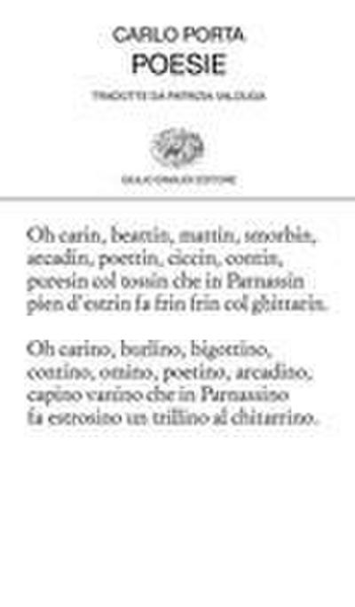 Poesie. Testo italiano e milanese