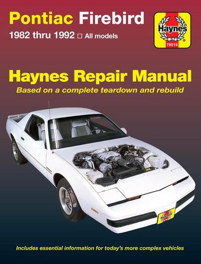 Pontiac Firebird (1982-1992) Haynes Repair Manual (USA)