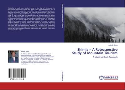 Shimla - A Retrospective Study of Mountain Tourism