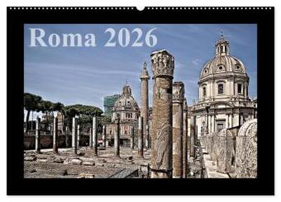 Roma (Wandkalender 2026 DIN A2 quer), CALVENDO Monatskalender