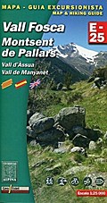 Vall Fosca - Montsent de Pallars E-25. Wanderkarte 1 : 25 000