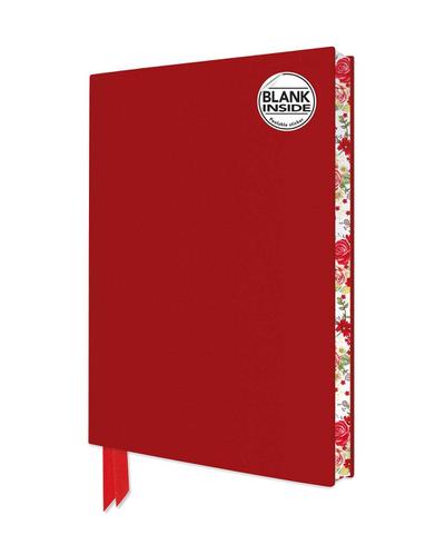 Exquisit Notizbuch ohne Linien DIN A5: Farbe Rot