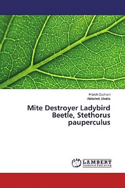 Mite Destroyer Ladybird Beetle, Stethorus pauperculus