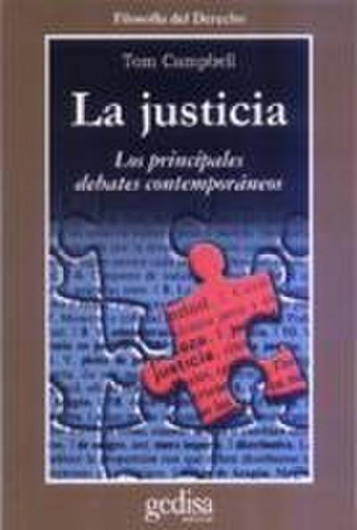La justicia : los principales debates contemporáneos