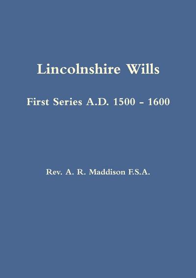 Lincolnshire Wills