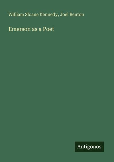 Emerson as a Poet