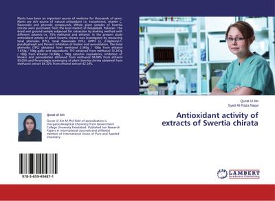 Antioxidant activity of extracts of Swertia chirata