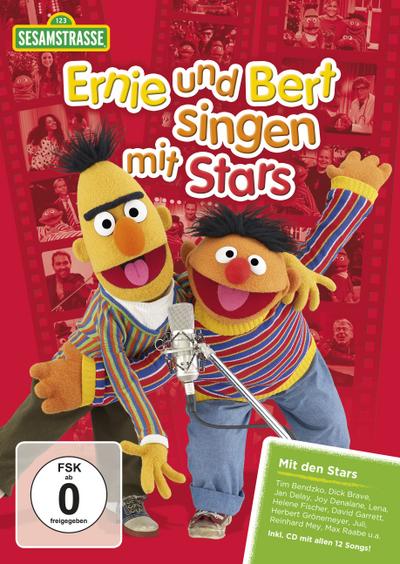 Sesamstraße: Ernie und Bert singen mit Stars, 1 DVD + 1 Audio-CD