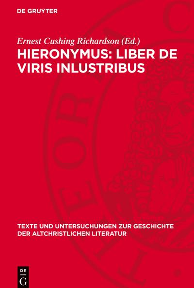 Hieronymus: Liber de viris inlustribus