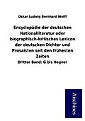 Encyclopädie der deutschen Nationalliteratur oder 