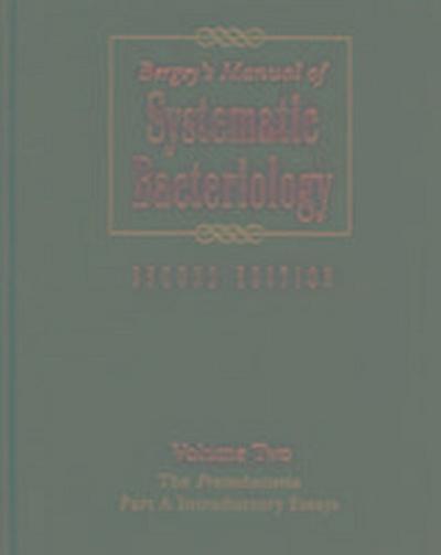 Bergey’s Manual of Systematic Bacteriology