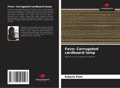 Favo: Corrugated cardboard lamp