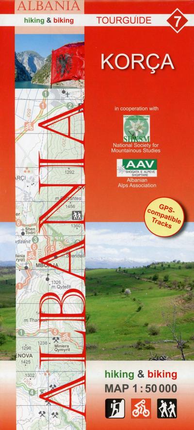 Albania hiking & biking 1:50000