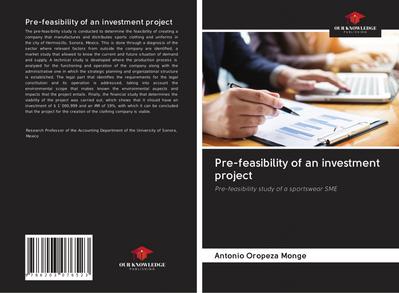Pre-feasibility of an investment project