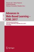 Advances in Web-Based Learning - ICWL 2017