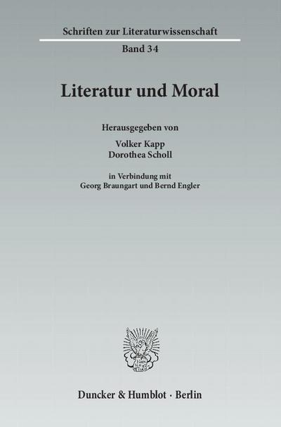Literatur und Moral.