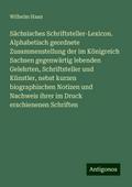 Sächsisches Schriftsteller-Lexicon. Alphabetisch g
