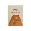 matabooks - A6 Kalender Samaya 2027 Farbe: Mocha Brown