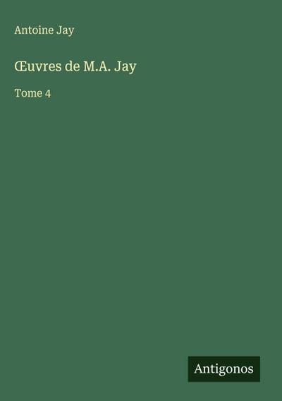 ¿uvres de M.A. Jay