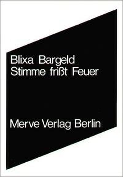 Stimme frißt Feuer