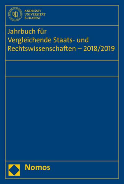 Jahrbuch für Vergleichende Staats- und Rechtswissenschaften - 2018/2019