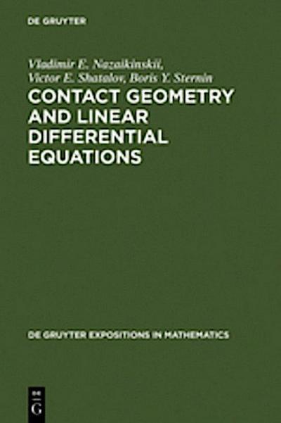 Contact Geometry and Linear Differential Equations