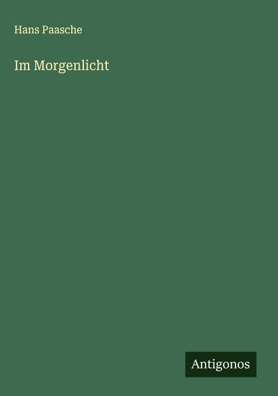 Im Morgenlicht