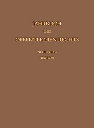 Jahrbuch des öffentlichen Rechts der Gegenwart. Neue Folge