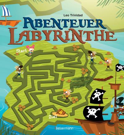 Abenteuer-Labyrinthe. Bunt und spannend.