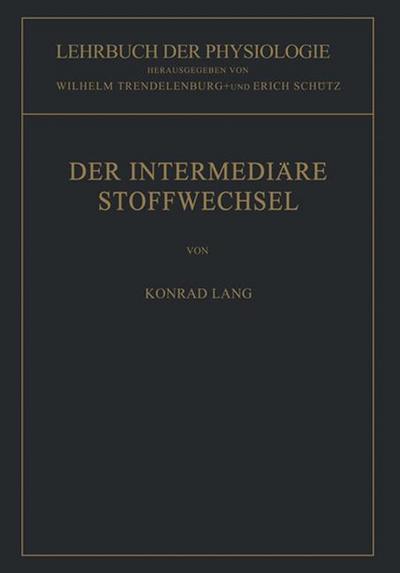 Der Intermediäre Stoffwechsel