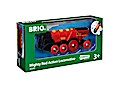 BRIO World 33592 Rote Lola elektrische Lok - Batterie-Lokomotive mit Licht & Sound - Kleinkinderspielzeug empfohlen ab 3 Jahren