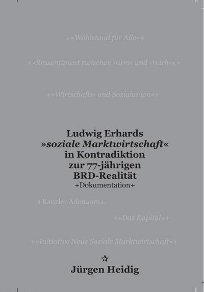 Ludwig Erhards ’soziale Marktwirtschaft’ in Kontradiktion zur 77-jährigen BRD-Realität +Dokumentation+