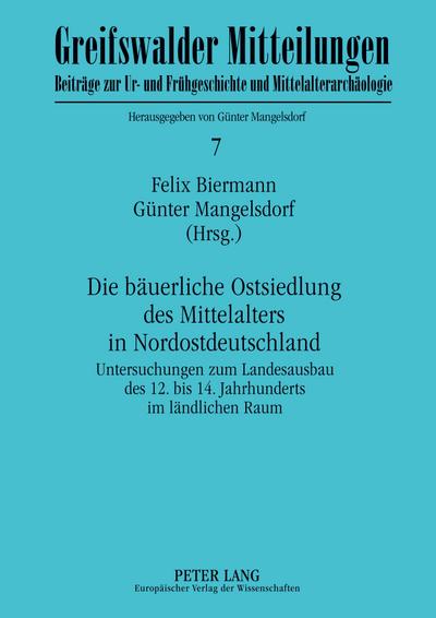 Die bäuerliche Ostsiedlung des Mittelalters in Nordostdeutschland