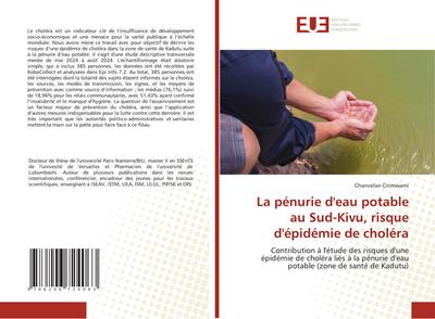 La pénurie d’eau potable au Sud-Kivu, risque d’épidémie de choléra