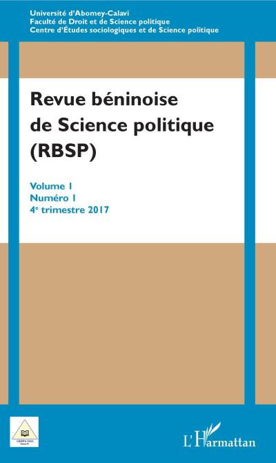 Revue béninoise de Science politique (RBSP)
