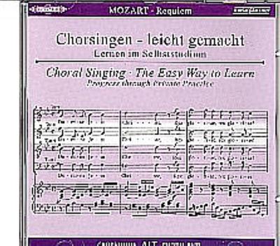 Requiem, KV 626, Chorstimme Alt, 1 Audio-CD - Wolfgang Amadeus Mozart