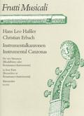 Instrumentalkanzonenfür vier Stimmen (Blockflöten oder andere Renaissance-Instrumente)