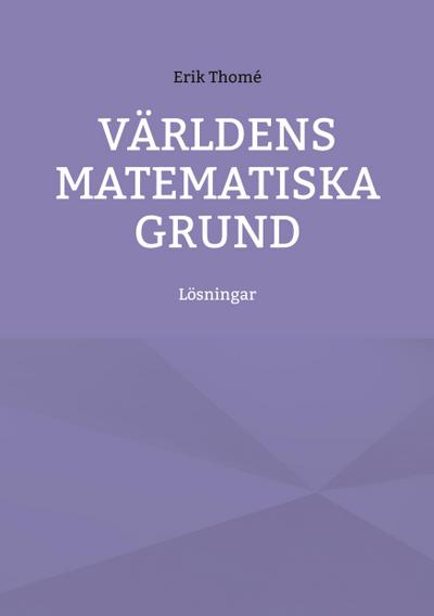 Världens matematiska grund
