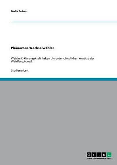 Phänomen Wechselwähler