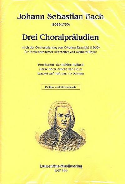 3 Choralpräludienfür Streichorchester