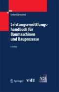 Leistungsermittlungshandbuch für Baumaschinen und 