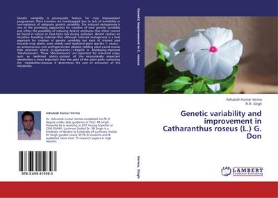 Genetic variability and improvement in Catharanthus roseus (L.) G. Don