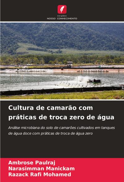 Cultura de camarão com práticas de troca zero de água