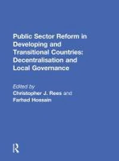 Public Sector Reform in Developing and Transitional Countries